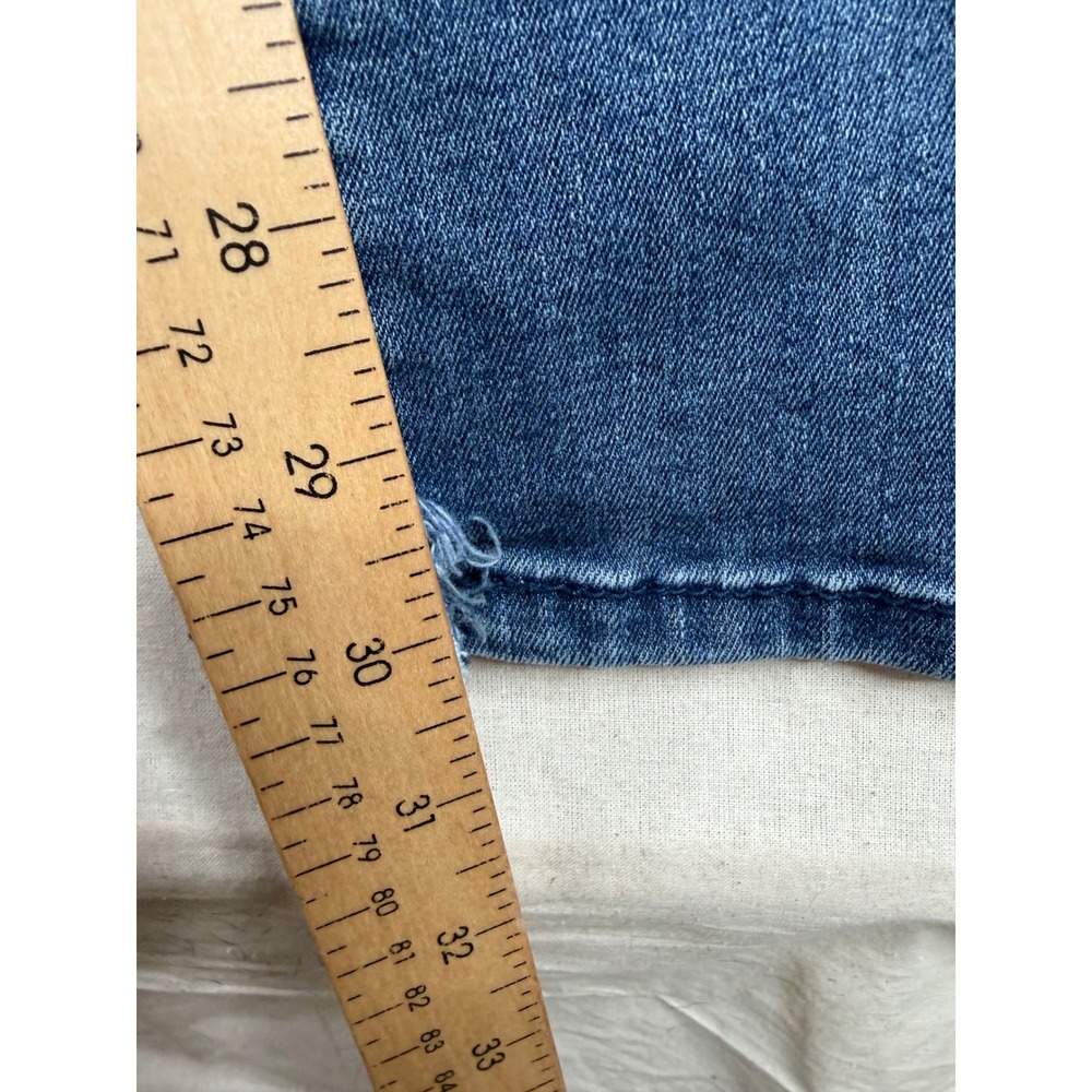 INC Denim Women's Straight Leg Curvy Fit Jeans size 8 Blue Denim - Picture 12 of 12
